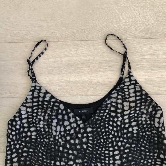 Aritzia Babaton Gray Top XXS Alligator - Picture 2 of 7